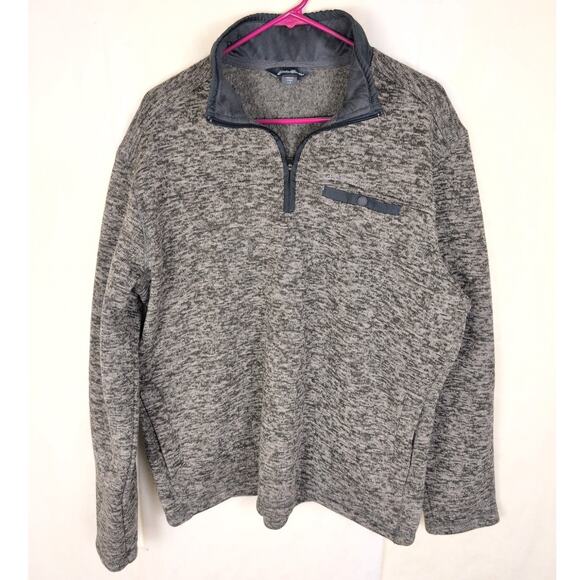Eddie Bauer Other - Eddie Bauer grey quarter zip sweatshirt Size Large Outdoors Gorpcore Casual